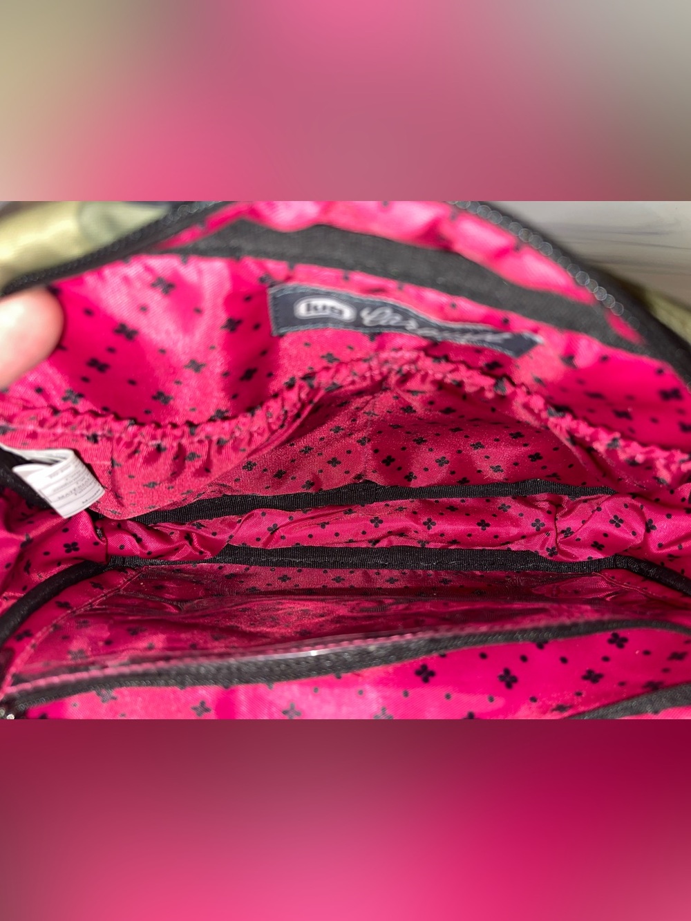 Lug Carousel Pink Camo convertible crossbody - great condition. - Picture 10 of 12